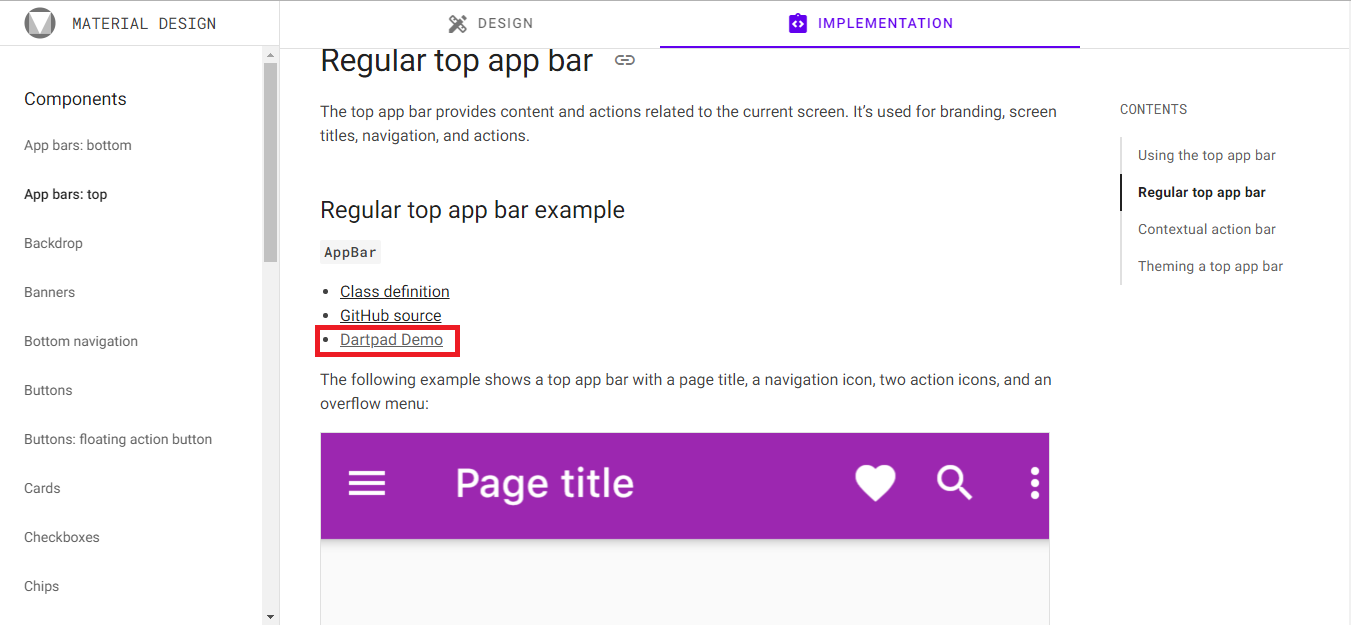 How to use material design to create apps using flutter? - Nucleio ...