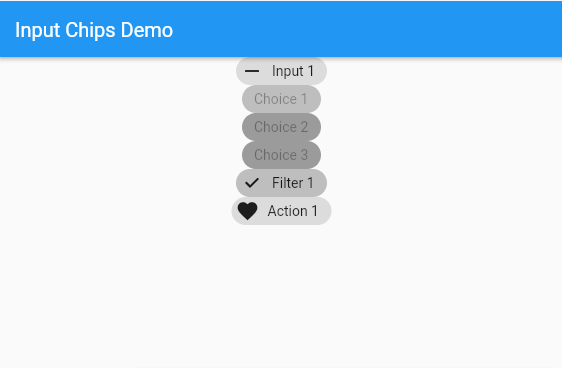 The result on the how to use material design chips in Flutter source codes.