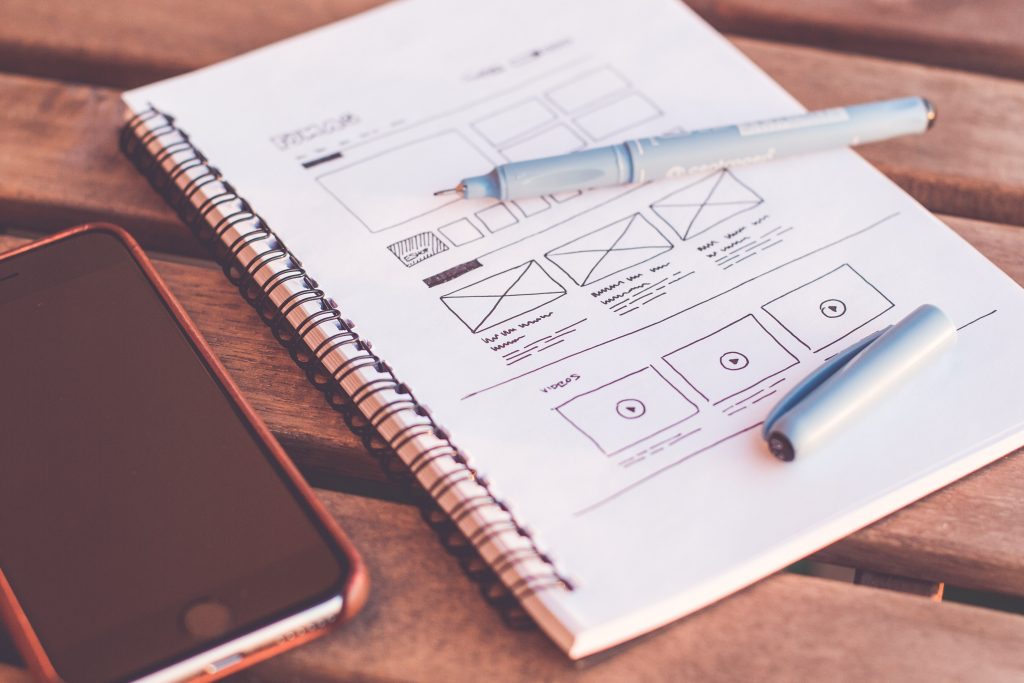 A wireframe design implementing how to use dividers in Flutter.