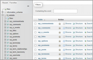 How to Delete Database in phpMyAdmin - Nucleio Information Services