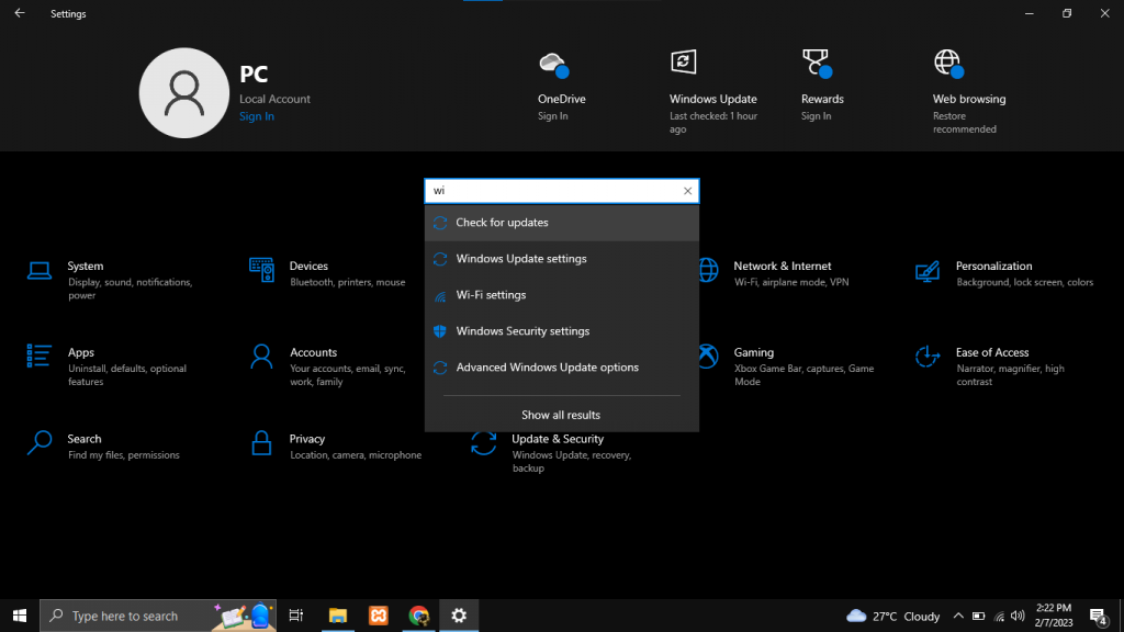 A screenshot of a computer
Description automatically generated
