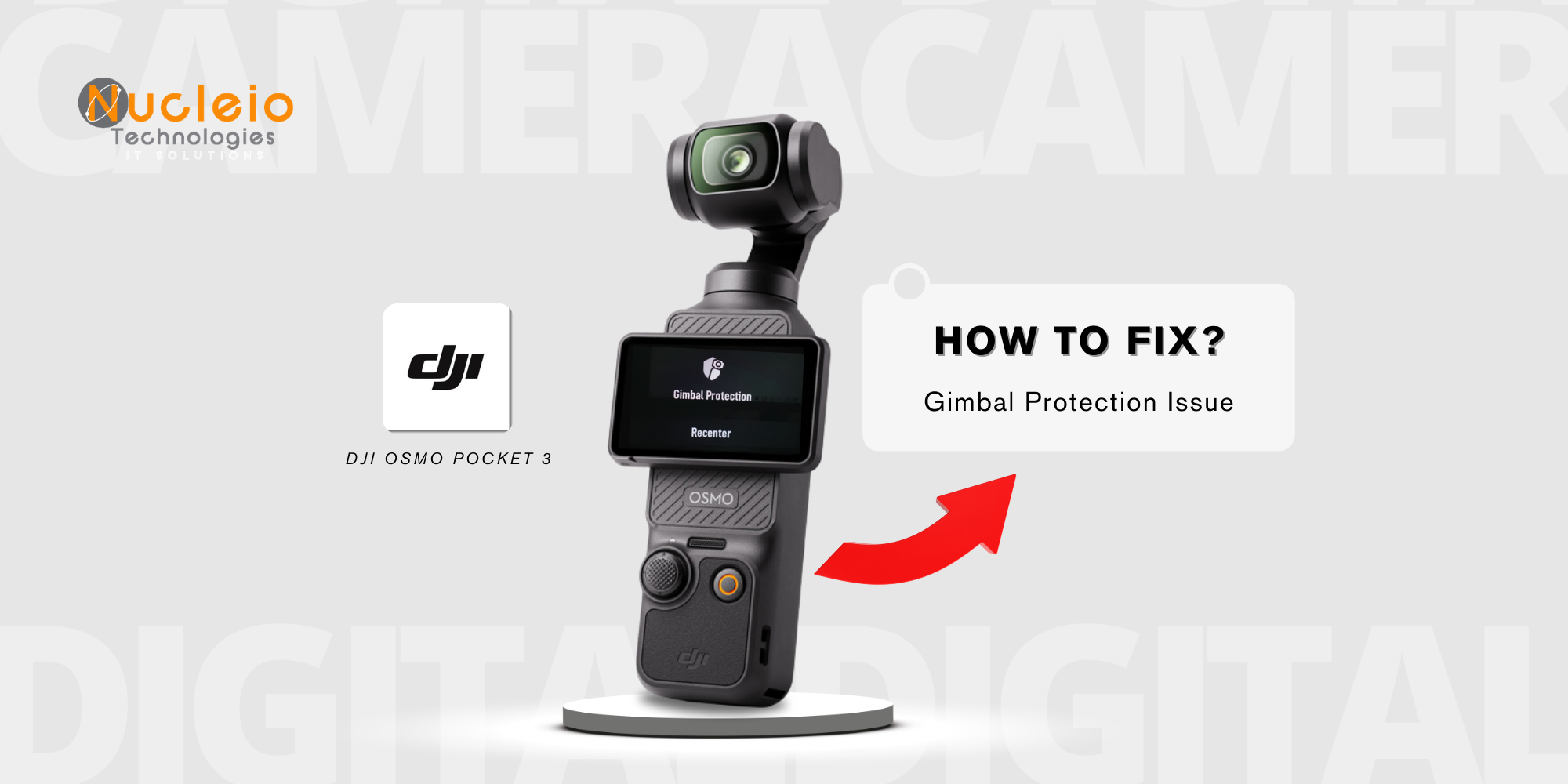 dji osmo pocket 3 gimbal protection recenter