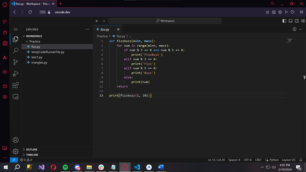 Project options on vscode.dev: Open Folder, Remote Repositories, New File