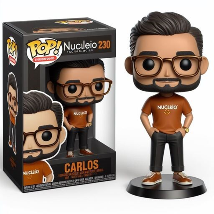 example of Microsoft Designer generated image, a funko pop