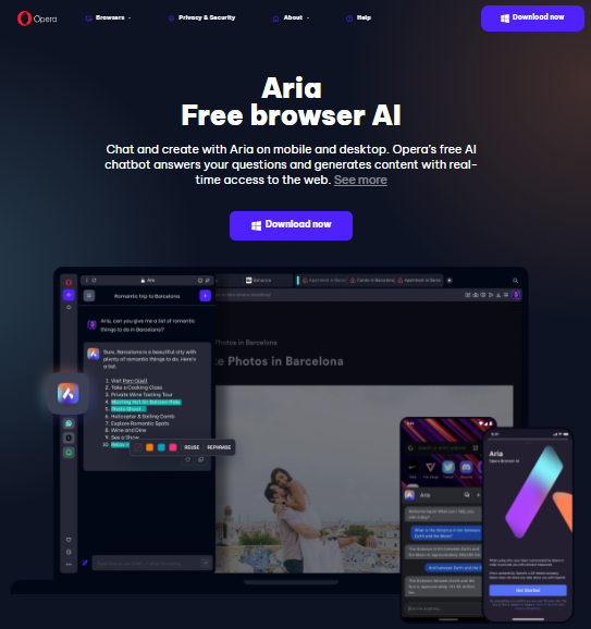 Aria - what can artificial intelligence do