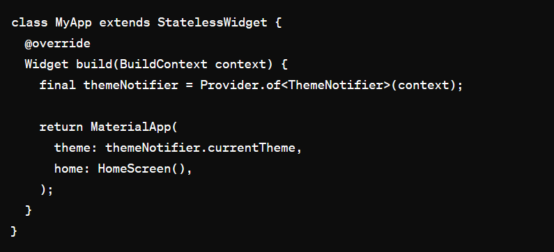 Implementing Dark Mode in Flutter