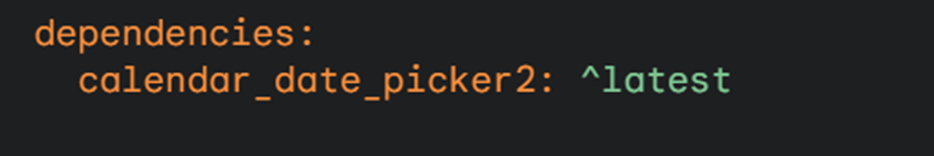 adding dependencies of calendar_date_picker2